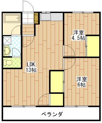 ファミール神田 105号室 間取り