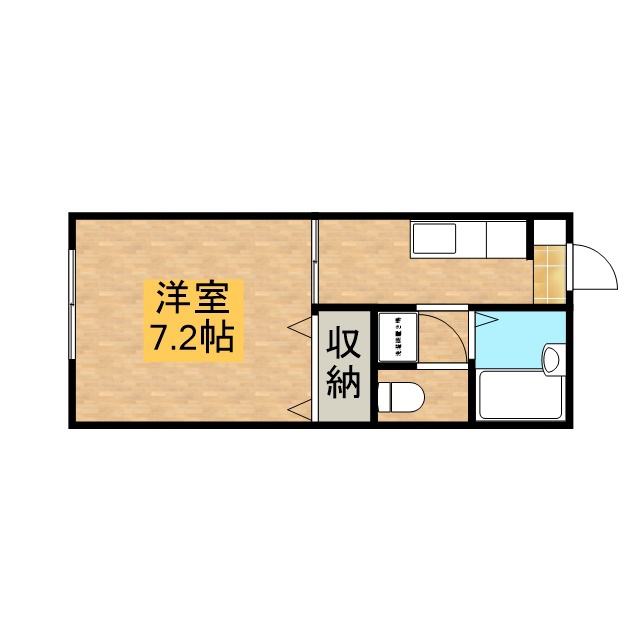 サナルフローラ 102号室 間取り