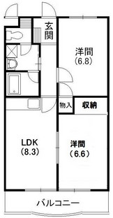 クレールトヨダ 904号室 間取り