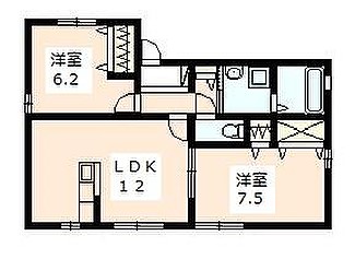 フラワーヒルＣ 101号室 間取り