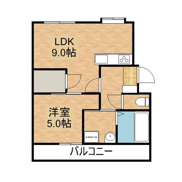 ＣＥＣＩＬＩＡ 202号室 間取り