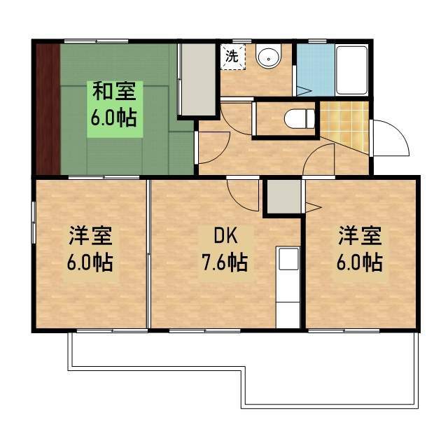 アンヌプリＡ 202号室 間取り