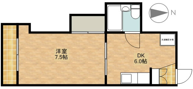 カーサ立石 306号室 間取り
