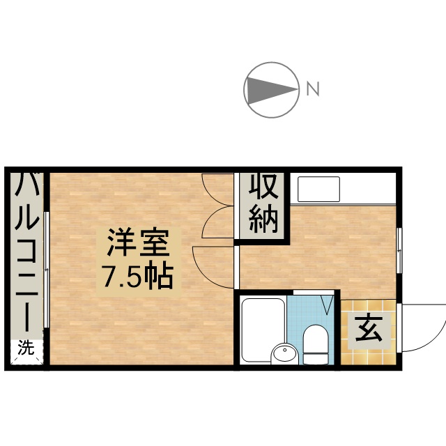 オーガスタＫⅡ 間取り図