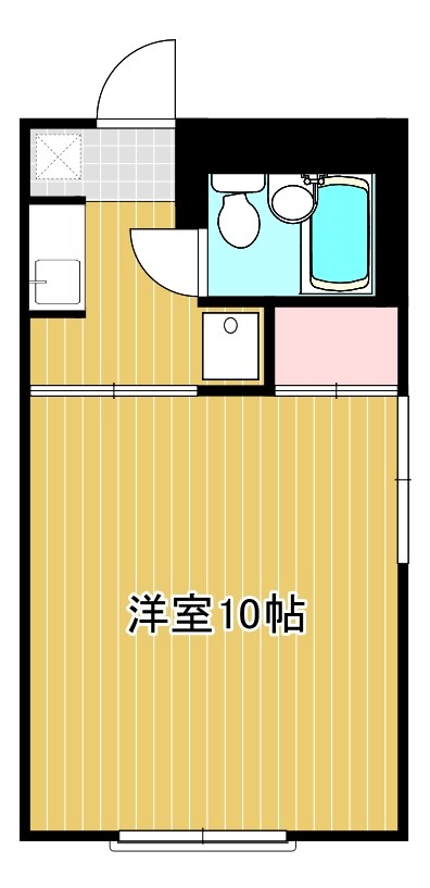 コーポ浅田 201号室 間取り