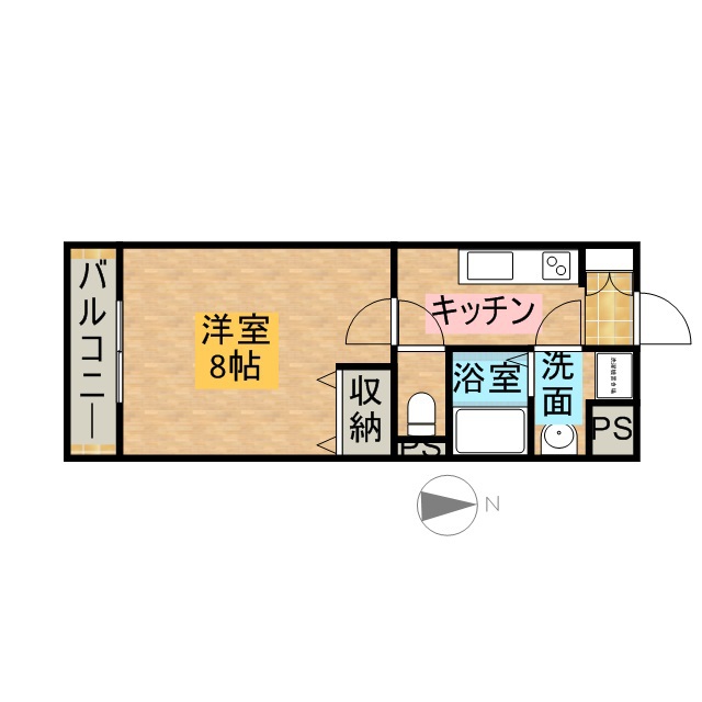ブライベント 303号室 間取り
