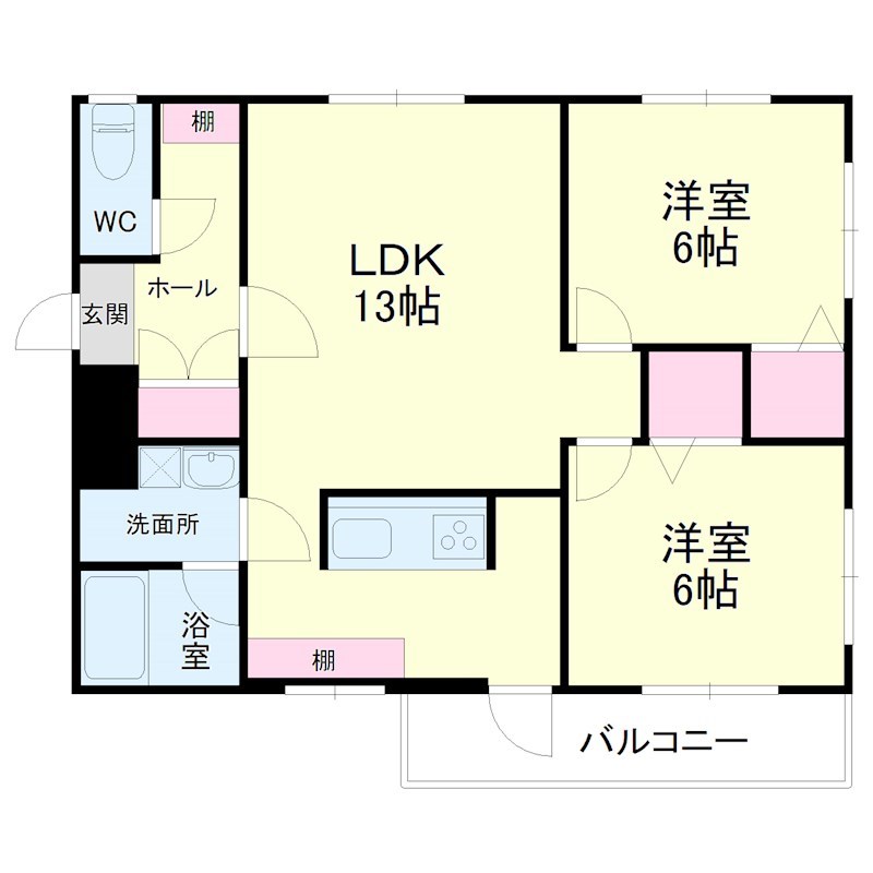 ライトマンション 間取り図