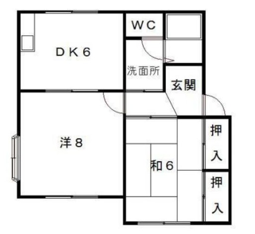 ビラミナミＣ 202号室 間取り