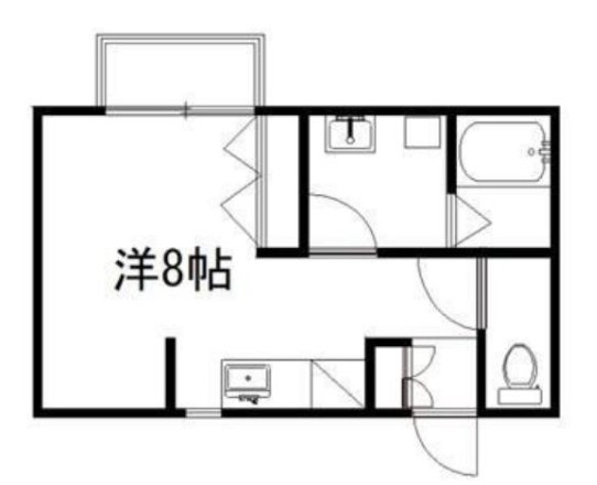 ヴィータ・ディステッサ 205号室 間取り