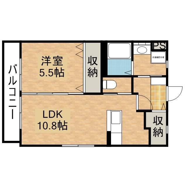 ＧＲＡＮＤＡＬＥ 201号室 間取り