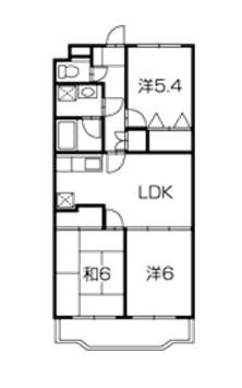 メゾンシンシア 101号室 間取り