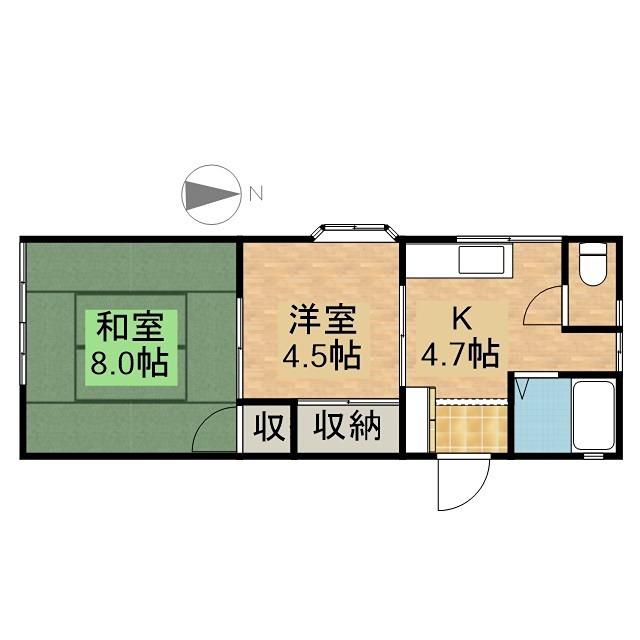 スカイハイツ 間取り