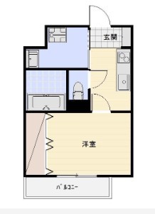 アモリールⅡ 102号室 間取り