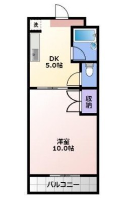 ラ・メールキャルム 203号室 間取り