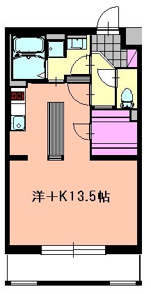 Ｍａｒｒｙ’ｓ　Ｈｉｌｌ 103号室 間取り