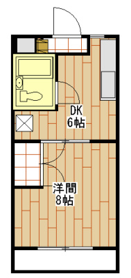 レジデンスアルージェⅠ 303号室 間取り