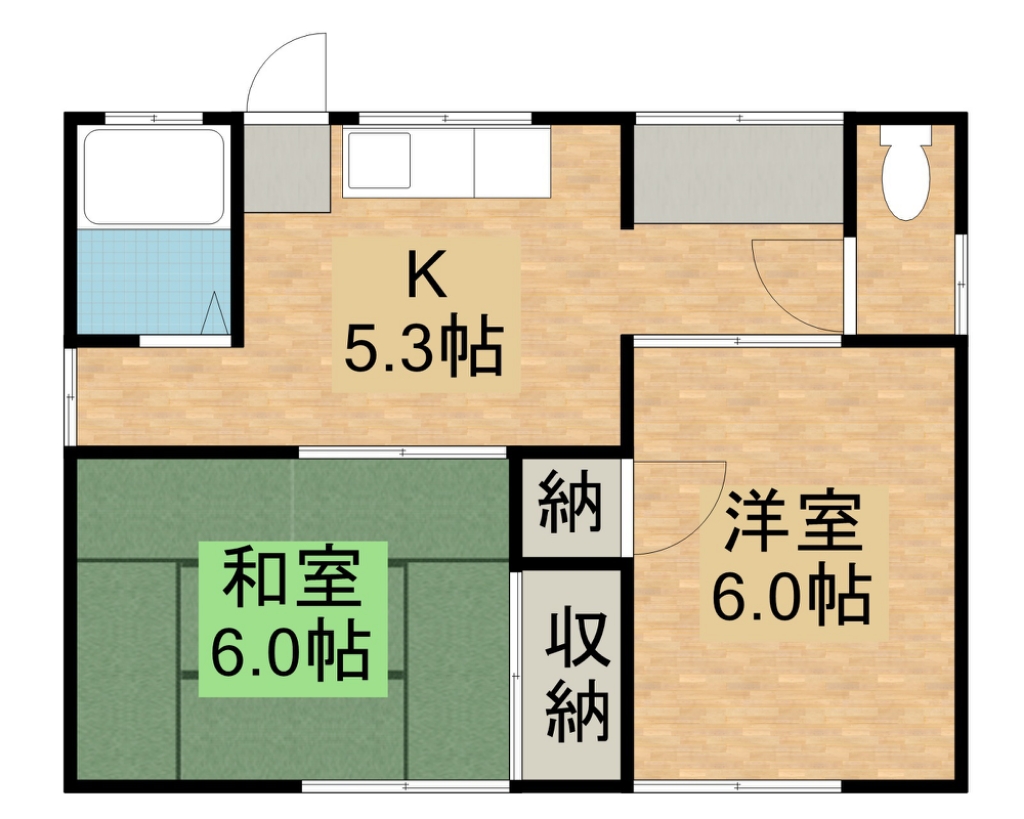 入野町１６１０５－１１貸家 間取り