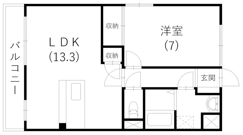 SJT　HAMANAKO 101号室 間取り