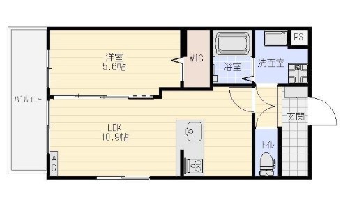 ベレッツァ神田町Ⅰ 101号室 間取り