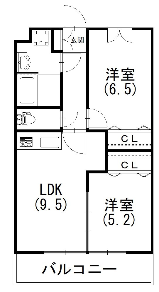 Ｓｐｒｉｎｇ　Ｈｏｕｓｅ　Ｓａｔｏ 305号室 間取り