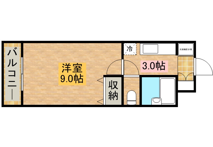 エザンス 505号室 間取り