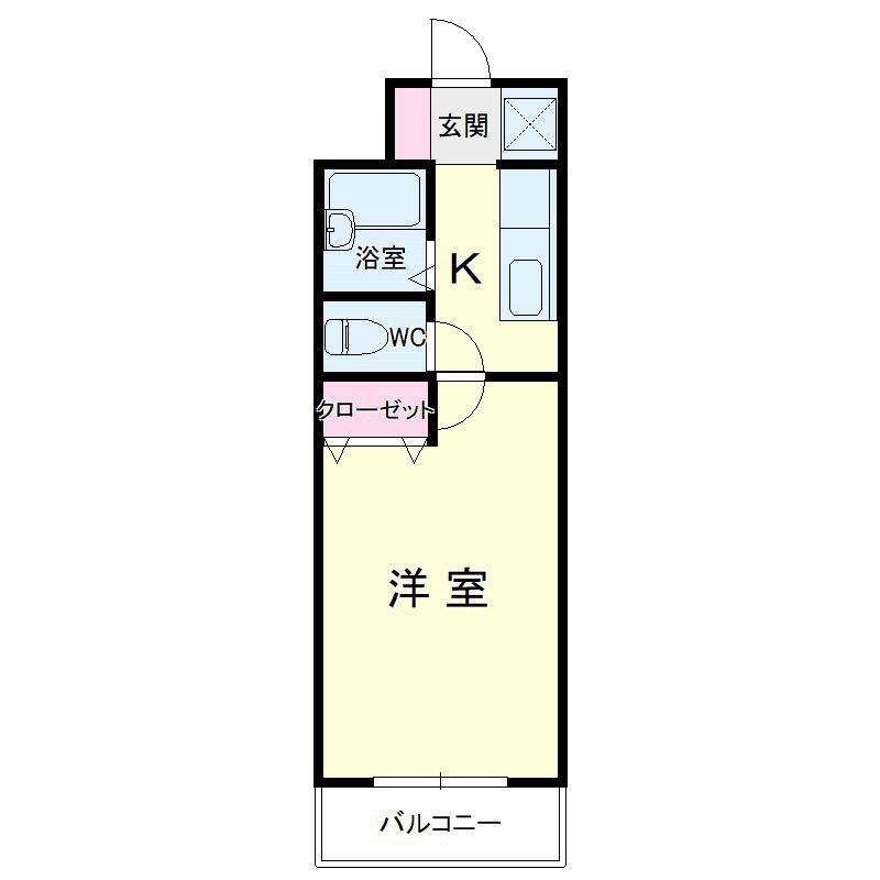 エターニⅠ 203号室 間取り