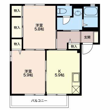 ラフィネＡ 101号室 間取り