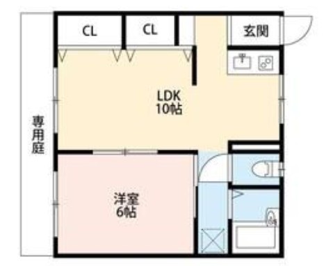 フジハイツ 103号室 間取り