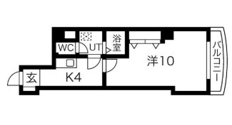 ゴールドサークル尾張町 505号室 間取り