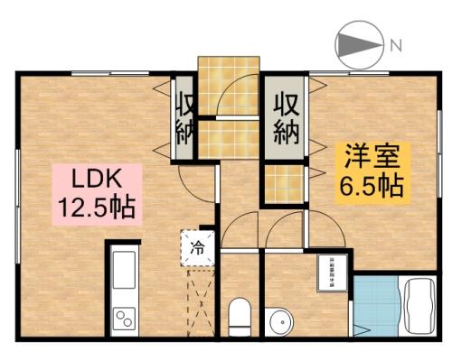 ソレアード西都 間取り
