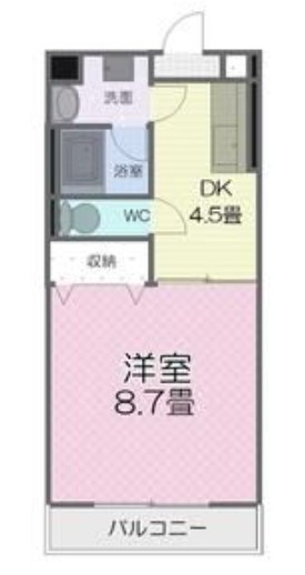 シルフィード湖西 101号室 間取り