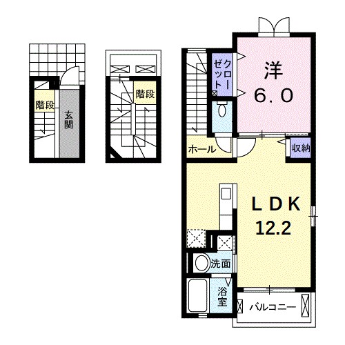 Ｋステージ 301号室 間取り