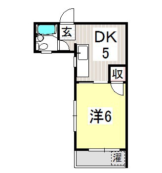 サントピア高町 3B号室 間取り