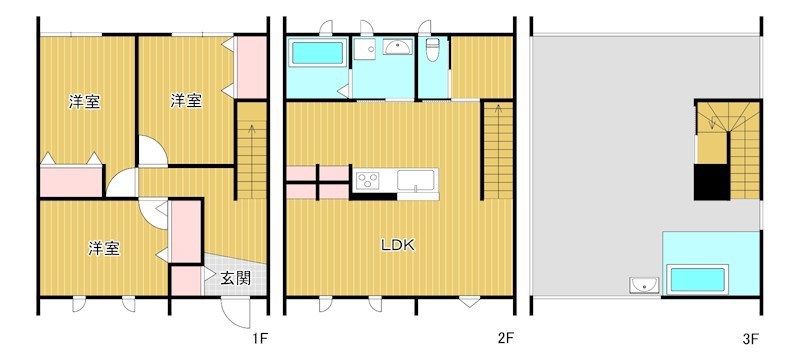 Ｃａｓｉｔａ　Ｓｋｙ鴨江Ｄ 間取り