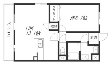 サンモール 305号室 間取り