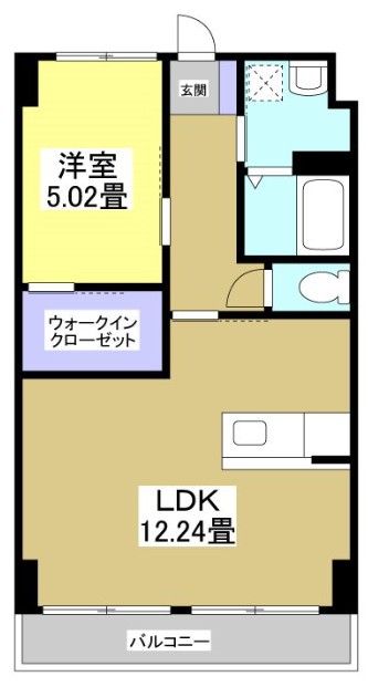ＰＩＶＯＴマンション広沢 406号室 間取り