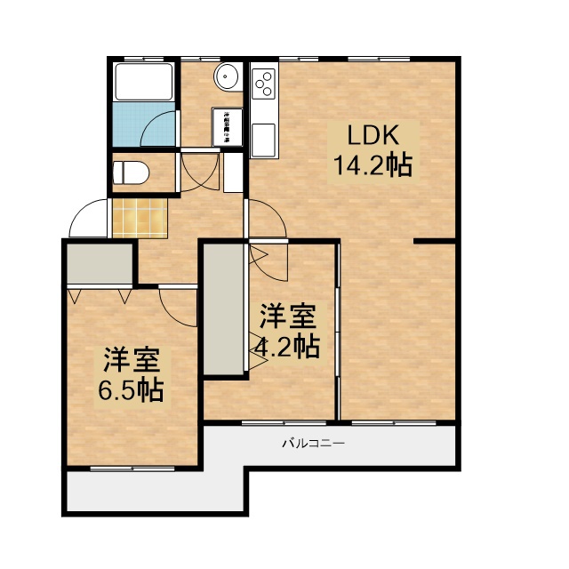 佐鳴台ハイツ 301号室 間取り