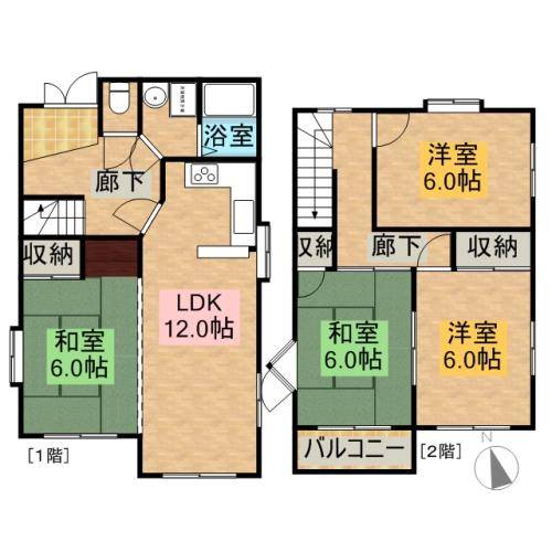 ビラみどり 間取り