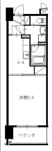 エクシード田町 203号室 間取り