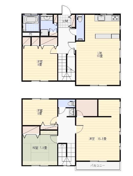 瓜内町戸建 間取り