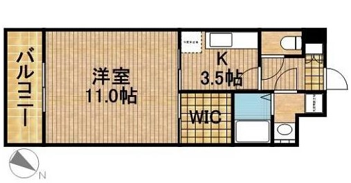 アルト・モンターニュ 405号室 間取り