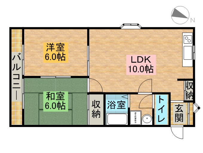エスポアール佐鳴台 203号室 間取り