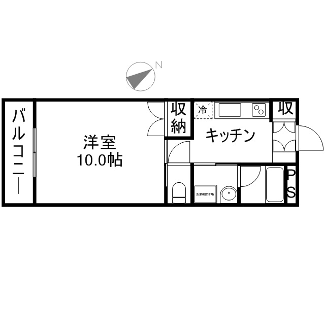 オーガスタＫⅢ 203号室 間取り