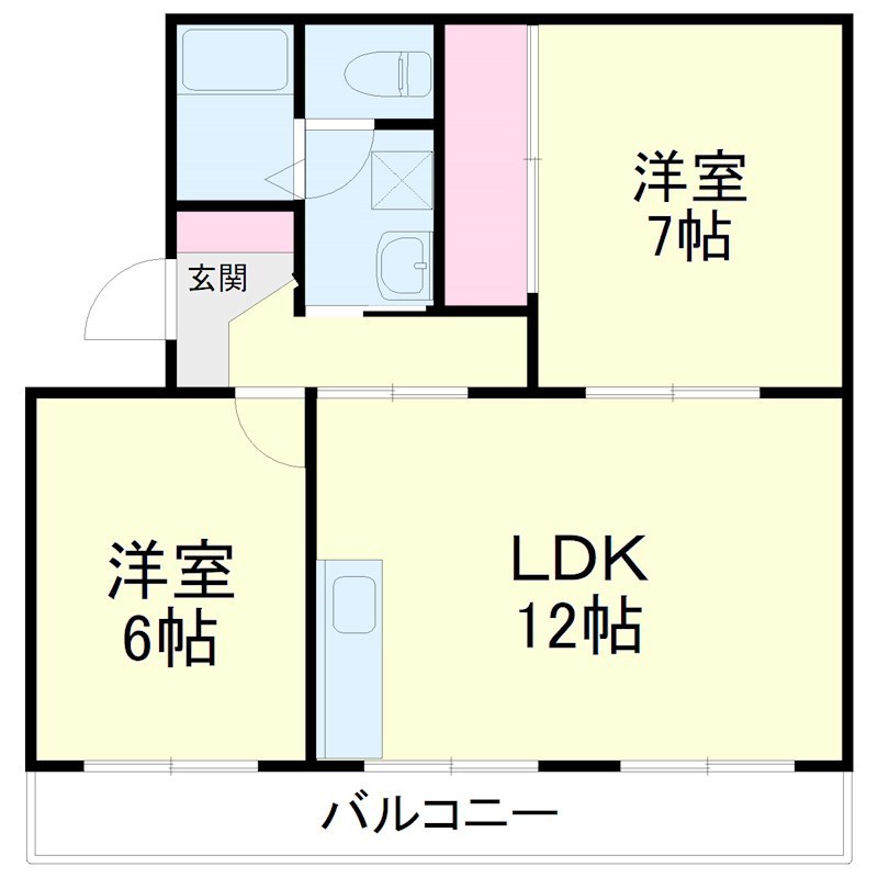サンシティＢ 301号室 間取り