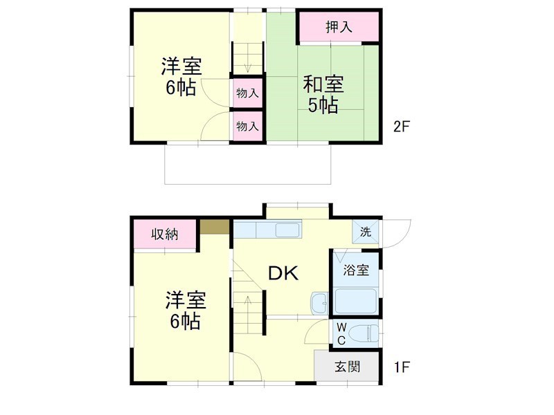 鴨江２丁目借家 間取り
