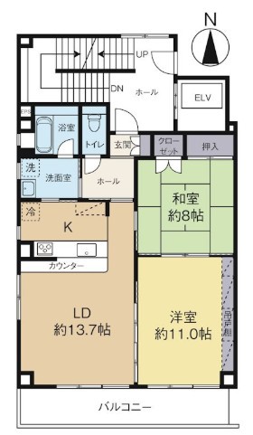 ＭＡＴＳＵＳＨＩＭＡビル 202号室 間取り