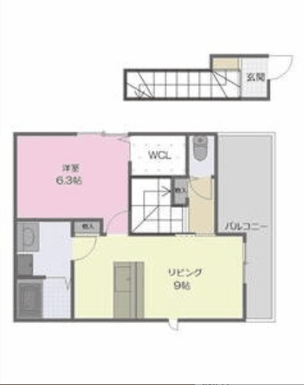 ＬＯＴＵＳ新居 201号室 間取り