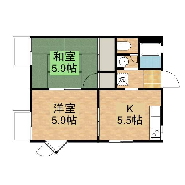 ソフィアＳＫ C201号室 間取り
