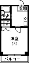 鴨江コートナイン 203号室 間取り
