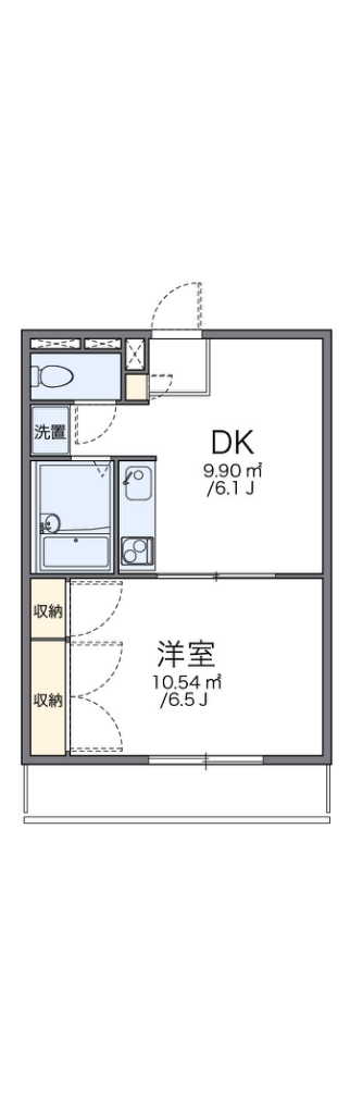 レオパレスＣＲＥＣＥＲ 302号室 間取り